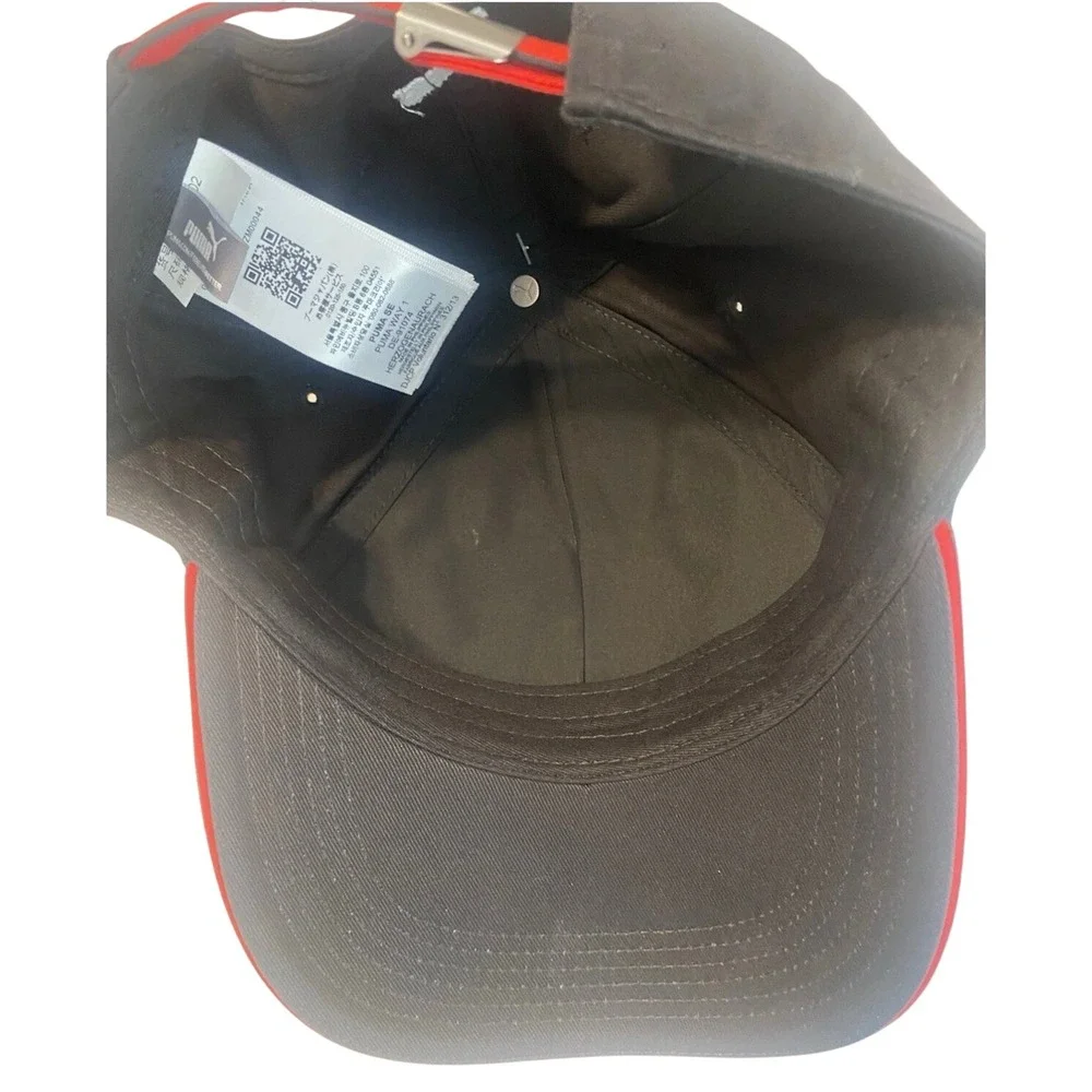 Puma Ferrari Scuderia Baseball Cap Youth Black Excellent Racing Hat
